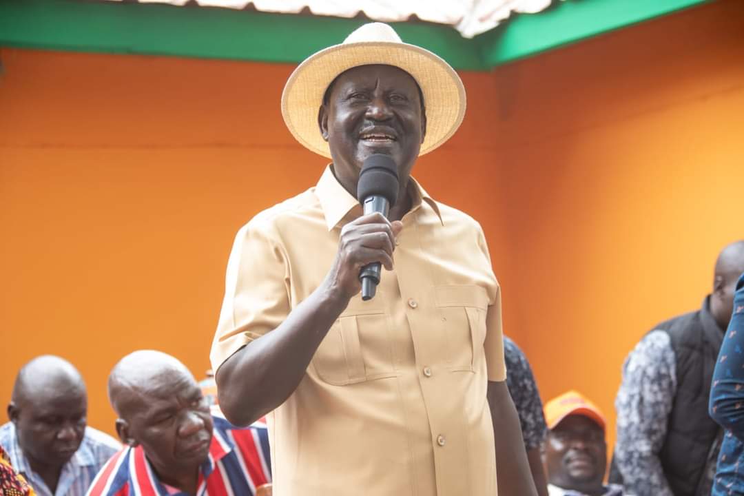 File image of ODM Leader Raila Odinga.